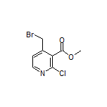 Methyl 4-(Bromomethyl)-2-chloronicotinate Structure