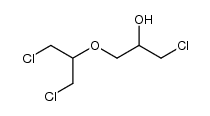 1-chloro-3-(2-chloro-1-chloromethyl-ethoxy)-propan-2-ol结构式