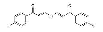 Bis-[2-(4-fluor-benzoyl)-vinyl]-ether Structure