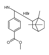 methyl 4-[[(4,7,7-trimethyl-3-bicyclo[2.2.1]heptanyl)amino]methyl]benzoate,hydrobromide Structure