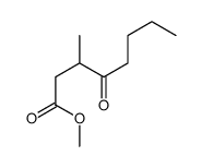 methyl 3-methyl-4-oxooctanoate结构式