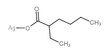 Silver 2-ethylhexanoate Structure