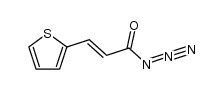 3-(thiophen-2-yl)acryloyl azide Structure