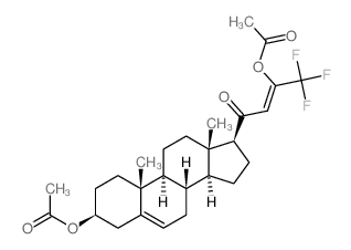 21-Norchola-5,22-dien-20-one,24,24,24-trifluoro-3b,23-dihydroxy-, diacetate (8CI) Structure