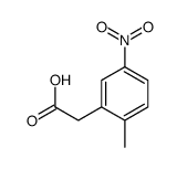 2-(2-methyl-5-nitrophenyl)acetic acid structure