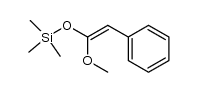 1-methoxy-1-trimethylsiloxy-2-phenyl-ethylene结构式