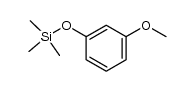 3-Methoxyphenyloxytrimethylsilane结构式