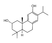 (3S)-1,2,3,4,4a,9,10,10aα-Octahydro-1,1,4aβ-trimethyl-7-isopropyl-3α,6-phenanthrenediol Structure