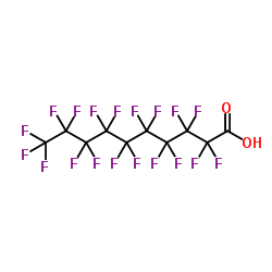 Perfluorocapric acid Structure