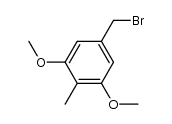 3,5-dimethoxy-4-methylphenylmethyl bromide Structure