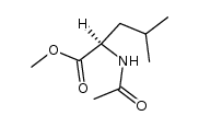 methyl (R)-2-(N-acetylamino)-4-methylpentanoate Structure