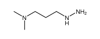 [3-(dimethylamino)-propyl]hydrazine结构式