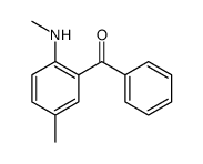 [5-methyl-2-(methylamino)phenyl]-phenylmethanone Structure