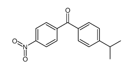 4-isopropyl-4'-nitrobenzophenone结构式