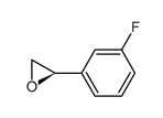 (2R)-2-(3-fluorophenyl)oxirane结构式