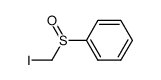 Iodomethyl phenyl sulfoxide结构式