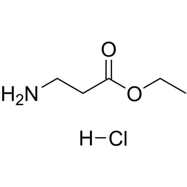 β-丙氨酸乙酯盐酸盐结构式