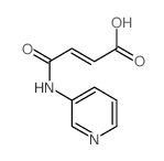 2-Butenoic acid,4-oxo-4-(3-pyridinylamino)-, (2Z)- structure