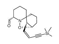 (2S,6R,7S,8S)-(1'Z)-2-formyl-7-(4'-trimethylsilyl-but-1'-en-3'-yn-1'-yl)-1-aza-12-oxa tricyclo[5.4.16,8.0]undecane Structure