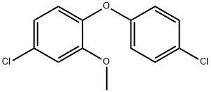 4,4'-Dichlor-2-methoxydiphenyl-aether Structure