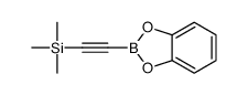 2-(1,3,2-benzodioxaborol-2-yl)ethynyl-trimethylsilane结构式