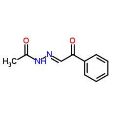 N'-[(1E)-2-Oxo-2-phenylethylidene]acetohydrazide Structure