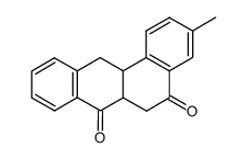 3-methyl-6,6a,12,12a-tetrahydro-benz[a]anthracene-5,7-dione Structure