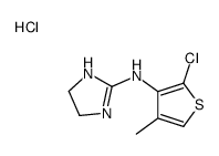 Tiamenidine hydrochloride structure