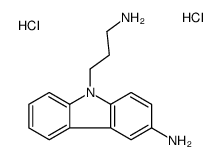 3-amino-9H-carbazole-9-propylamine dihydrochloride结构式