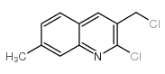 2-chloro-3-(chloromethyl)-7-methylquinoline structure