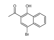 4-溴-1-羟基-2-萘乙酮结构式