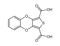 benzo[b]thieno[3,4-e][1,4]dioxine-1,3-dicarboxylic acid Structure