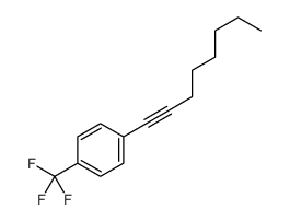 1-oct-1-ynyl-4-(trifluoromethyl)benzene结构式