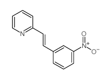 Pyridine,2-[2-(3-nitrophenyl)ethenyl]- Structure