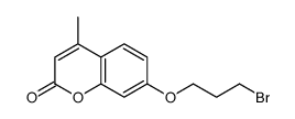 7-(3-bromopropoxy)-4-methylchromen-2-one结构式