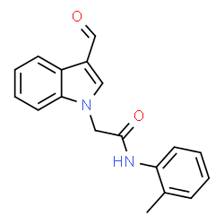 1H-Indole-1-acetamide,3-formyl-N-(2-methylphenyl)-(9CI) picture