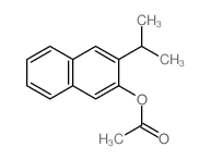 2-Naphthalenol,3-(1-methylethyl)-, 2-acetate结构式