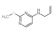 4-Pyrimidinamine,2-(methylthio)-N-2-propen-1-yl- Structure