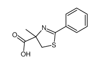 4-methyl-2-phenyl-5H-1,3-thiazole-4-carboxylic acid Structure