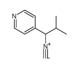 4-(1-isocyano-2-methylpropyl)pyridine Structure