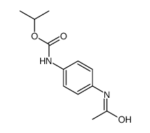 propan-2-yl N-(4-acetamidophenyl)carbamate结构式