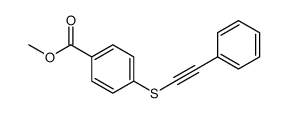 methyl 4-(2-phenylethynylsulfanyl)benzoate Structure