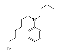 N-(6-bromohexyl)-N-butylaniline Structure