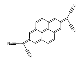 2-[7-(dicyanomethylidene)pyren-2-ylidene]propanedinitrile Structure