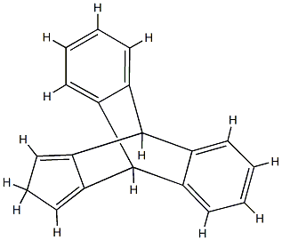 9,10-Dihydro-9,10-[1,2]-endo-[4H]cyclopentanthracene结构式