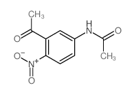 Acetamide, N-(3-acetyl-4-nitrophenyl)- structure