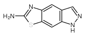 1H-Pyrazolo[4,3-f]benzothiazol-6-amine(9CI) structure