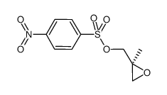 (S)-glycidal-3-nosylate结构式