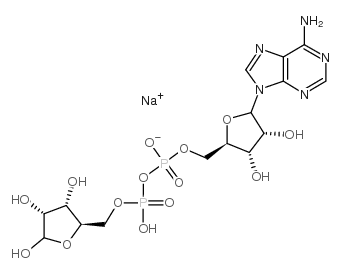 Adenosine 5′-diphosphoribose sodium Structure