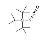 tritert-butyl(isocyanato)silane Structure